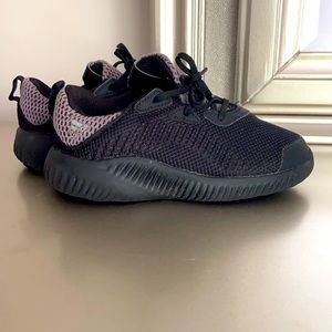 Black Adidas unisex kids size 10 sneakers